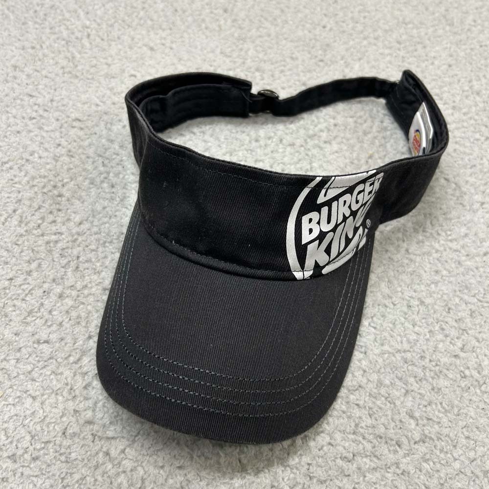 Burger king Employee Hat Cap One Size Visor Uniform Replacement